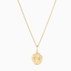 Mejuri Daisy Medallion Flower Pendant